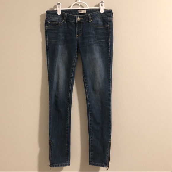 Garage GRG denim stretch ‘jegging’ blue jeans - Picture 2 of 11